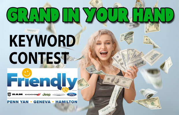 Grand in your hand Presented by Friendly Automotive